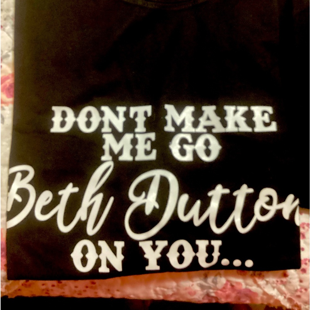 Yellowstone “ BETH “ T’ Shirt NEW